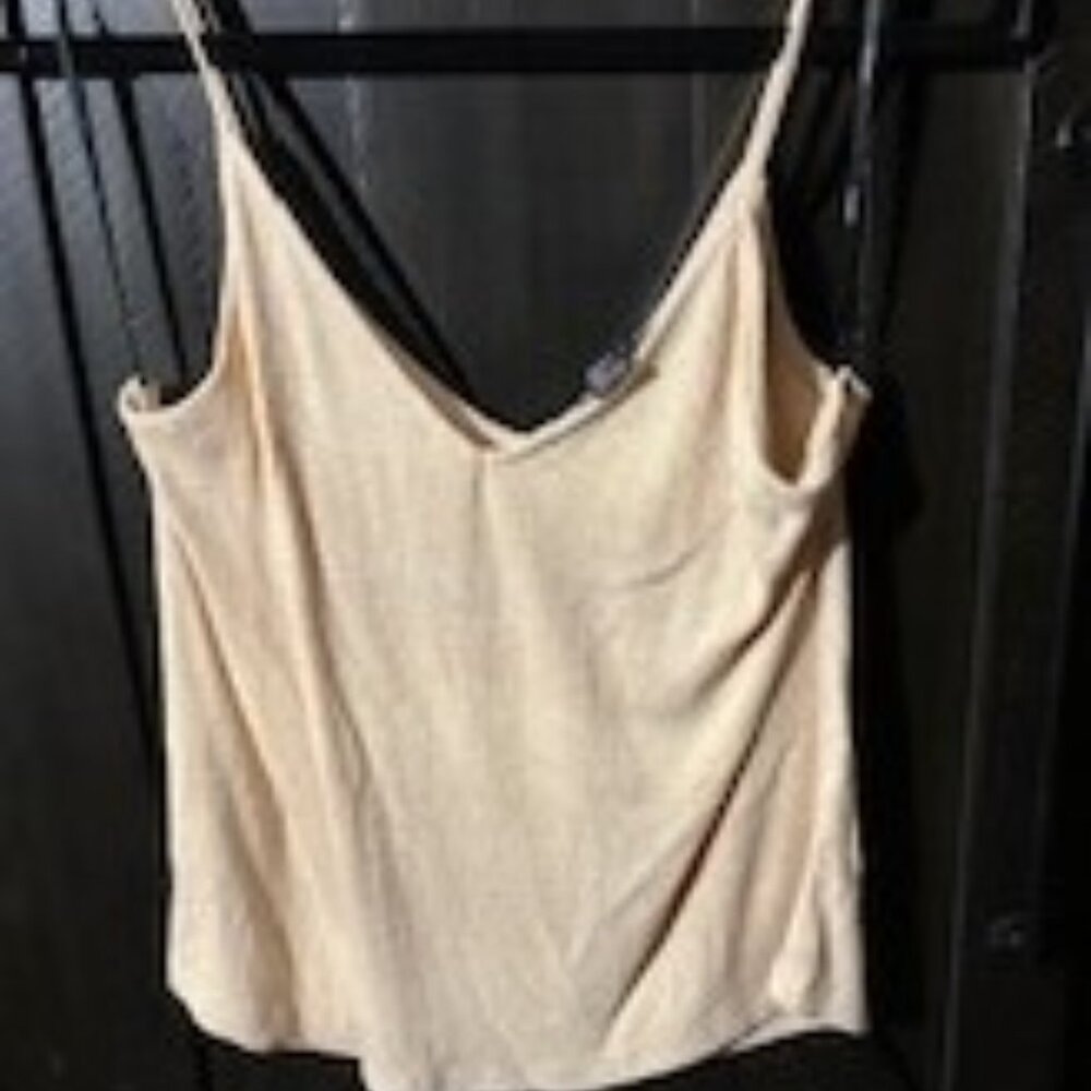 Pale yellow women's tank